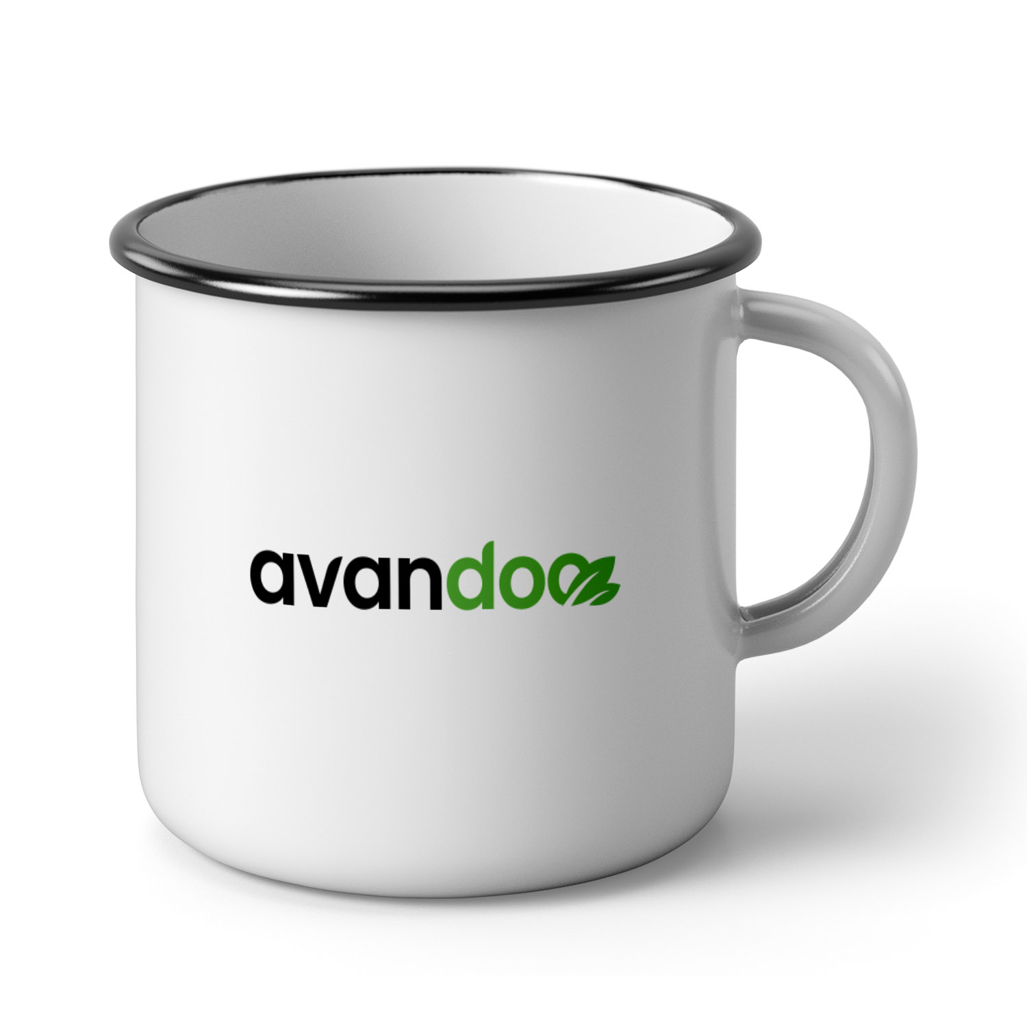 Emaille-Becher »avandoo Logo«